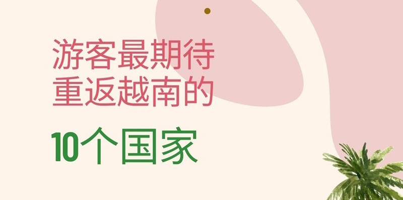 游客最期待重返越南的10个国家【图表新闻】