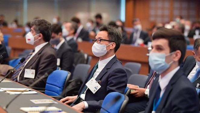 越南政府副总理武德儋出席联合国亚太经社会第78届年会。（图片来源：越通社）