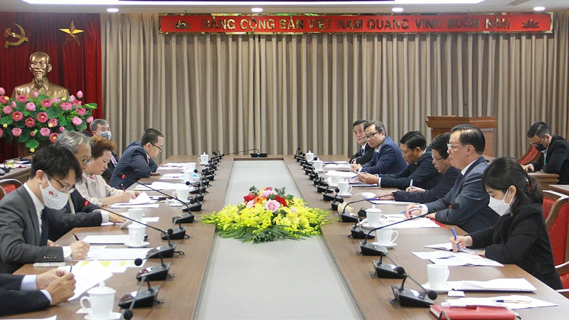 会见场景。（图片来源：新河内报）