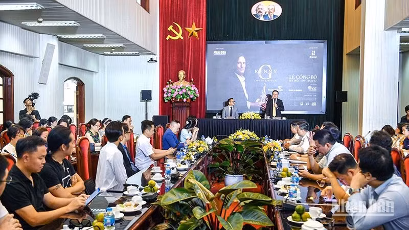 新闻发布会现场。