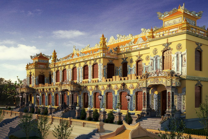 建中殿设计图。
