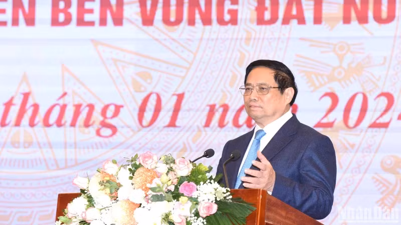 范明正总理致辞。（陈海 摄）