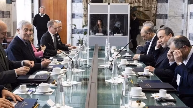 第二轮美伊谈判在意大利举行，由阿曼作为中介。 （图片来源：EPA）