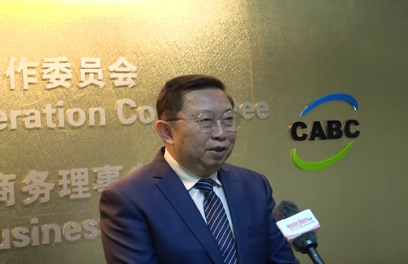 RCEP 产业合作委员会主席、中国—东盟商务理事会执行理事长、中国首席东盟商务专家许宁宁接受本报驻华记者采访。