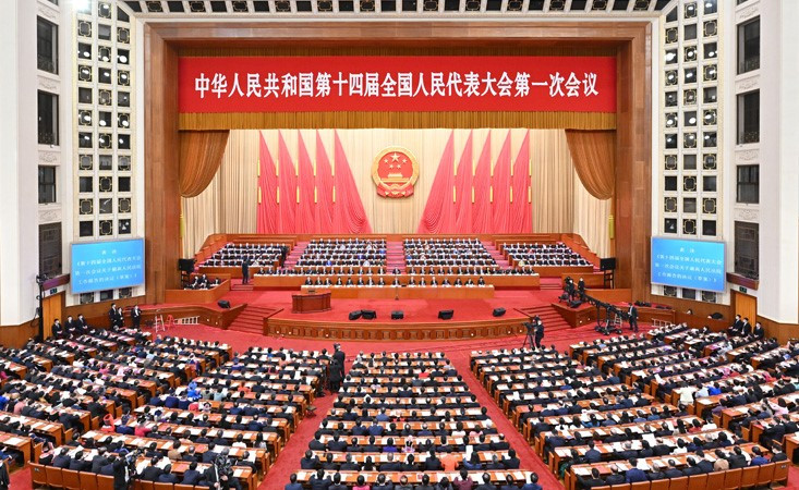 闭幕会全景。（图源：新华社）