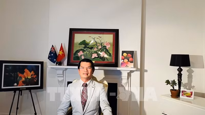 越南驻澳大利亚商务参赞阮富和。