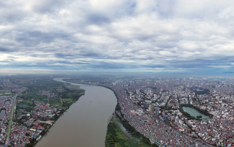 红河河内市河段将成为河内市未来的发展中心。