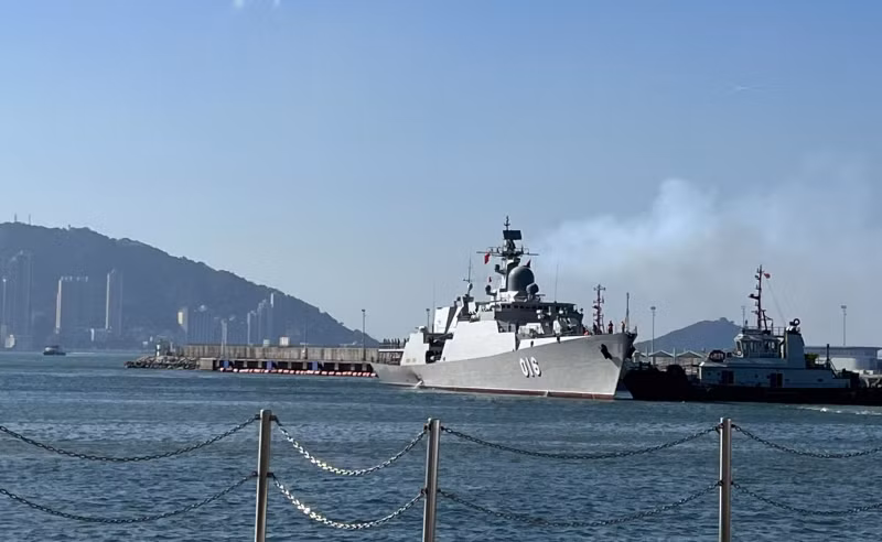 越南海军016光忠号舰。