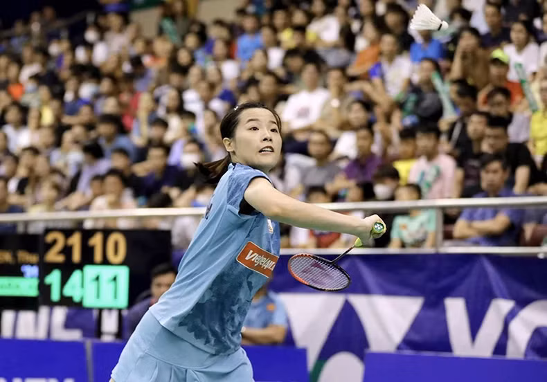 女运动员阮翠灵距离 2024 年奥运会门票越来越近。（独立 摄）