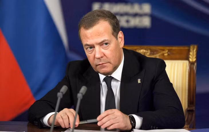 俄罗斯安全会议副主席、统一俄罗斯党主席德米特里∙梅德韦杰夫。（图片来源：TASS）