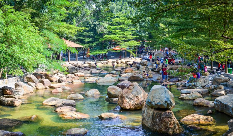 平顺省生态旅游区一角。