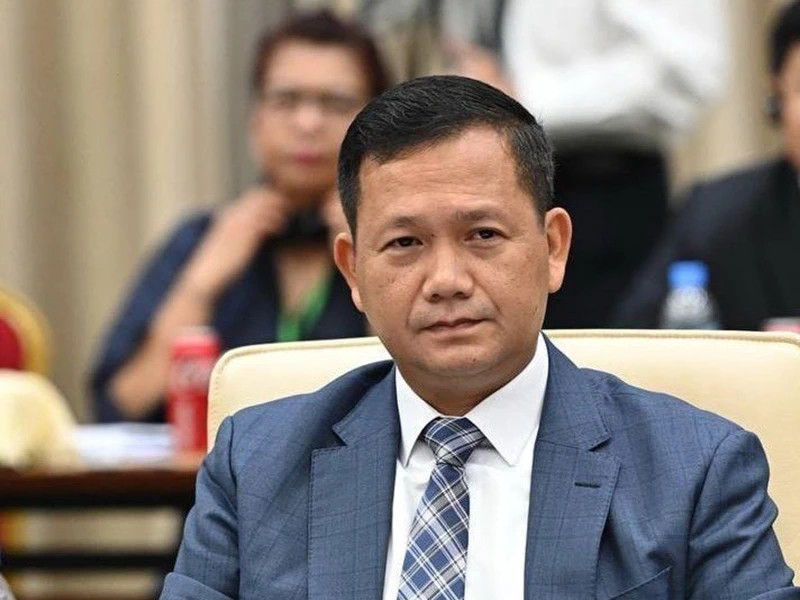 柬埔寨王国首相洪玛奈。
