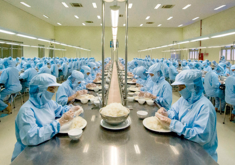 越南庆和燕窝加工厂。