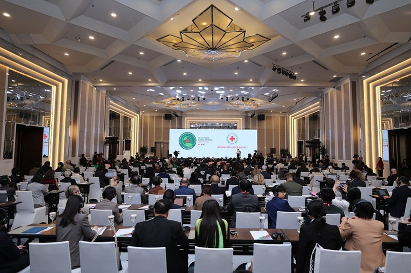 陈流光副总理在会上发表讲话。