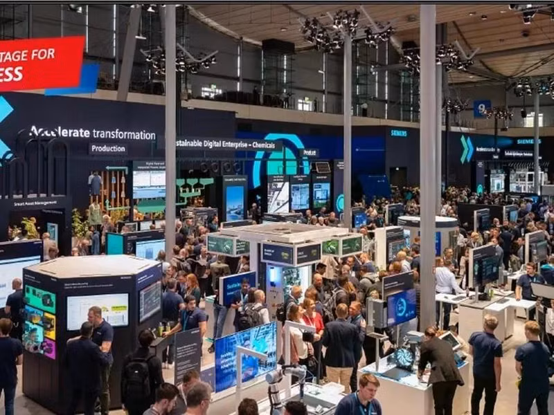 汉诺威工业博览会一角。