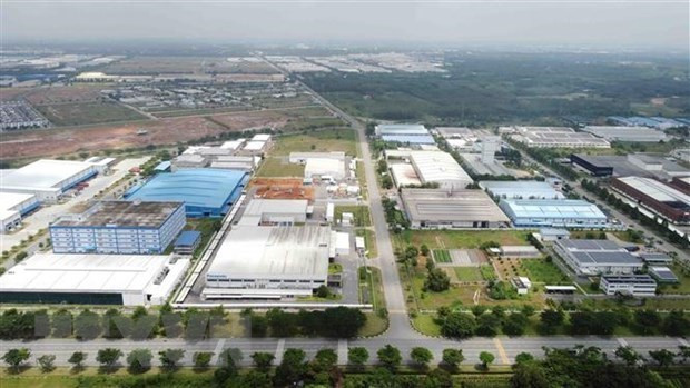 附图：越新工业园区一角。