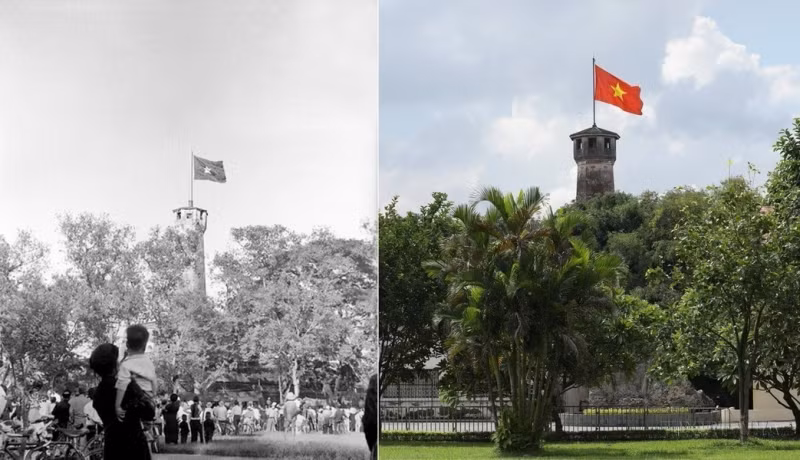 拥有200多年历史的河内旗台与首都河内密切相连，经历了历史的起降沉浮，至今依然矗立在天地之间。