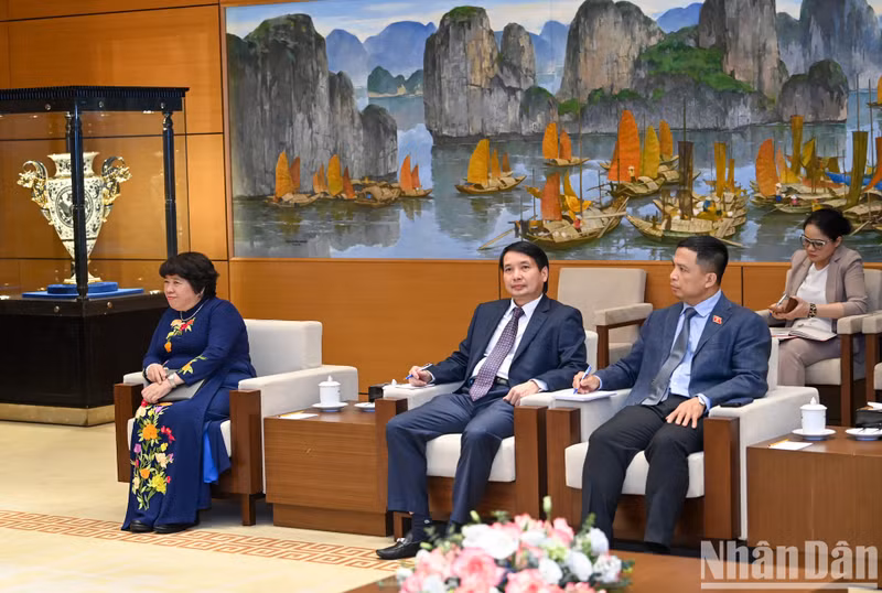 越南国会各委员会领导人在场。