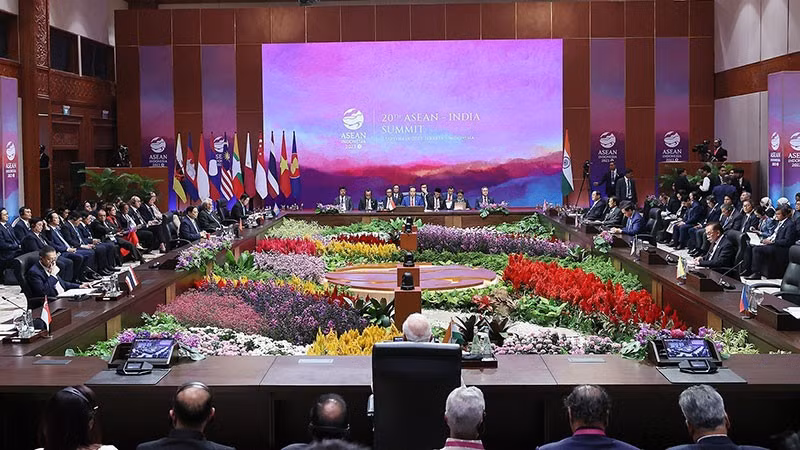 第二十次东盟-印度领导人会议。