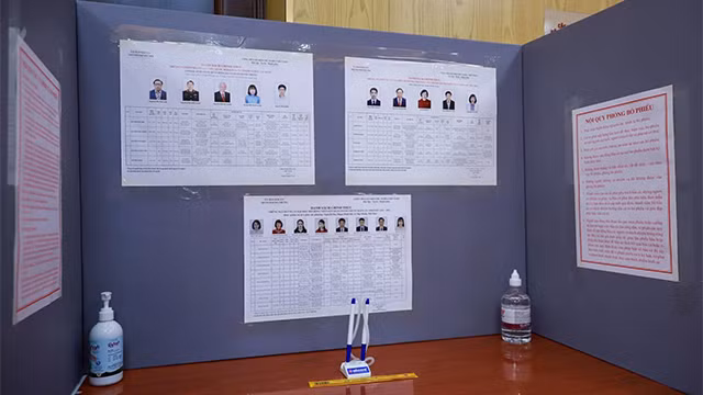 热闹非凡越南换届选举日（组图） ảnh 6