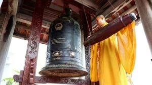 越南全国18491座寺庙将于7月1日上午同步敲响钟鼓祈愿国泰民安。（图片来源：越通社）