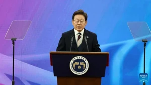 新任韩国总统李在明。（图片来源：Xinhua）