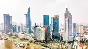 胡志明市一角。