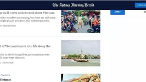 澳大利亚《悉尼先驱晨报》刊登题为《越南之魂在湄公河畔绽放》的文章。