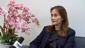 越南驻马来西亚企业协会副主席阮氏清云。（图片来源：越通社）