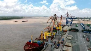 海防新武港。（图片来源：越通社）