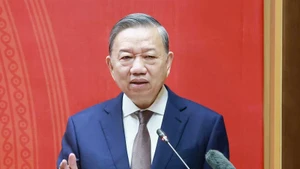 越共中央总书记苏林。（图片来源：越通社）