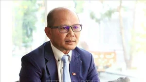柬埔寨皇家科学院国际关系研究所亚非中东司代司长乌奇·莱昂。（图片来源：越通社）