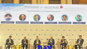 大使漫谈活动场景。（图片来源：越通社）