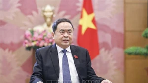 越南国会主席陈青敏。（图片来源：越通社）