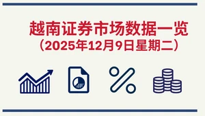 12月9日越南证券市场数据一览 【图表新闻】