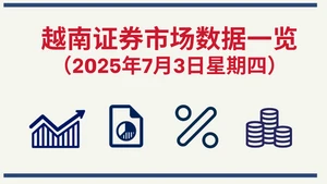 7月3日越南证券市场数据一览 【图表新闻】