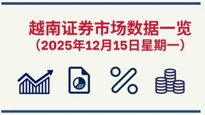 12月15日越南证券市场数据一览 【图表新闻】