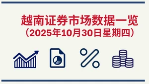10月30日越南证券市场数据一览 【图表新闻】