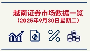 9月30日越南证券市场数据一览 【图表新闻】
