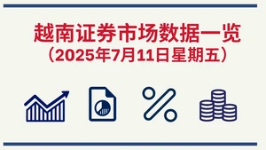 7月11日越南证券市场数据一览 【图表新闻】