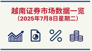 7月8日越南证券市场数据一览 【图表新闻】