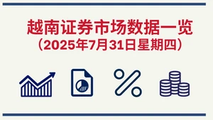 7月31日越南证券市场数据一览 【图表新闻】