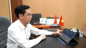 坚海特区区委副书记段红唯。