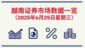 6月25日越南证券市场数据一览 【图表新闻】