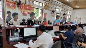 附图：莱州省大新仔（Tủa Sín Chải）乡公共行政中心。