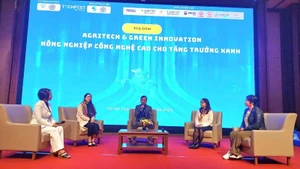 与会代表在研讨会上进行讨论。