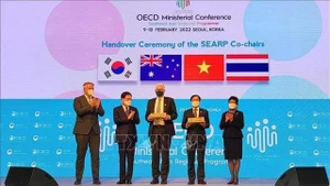 越南担任经济合作与发展组织（OECD）东南亚项目（SEARP）联席主席任期（2022-2025年）。（图片来源：越通社）