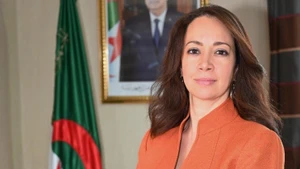 阿尔及利亚负责非洲事务的国务秘书塞尔玛·巴赫塔·曼苏里。（图片来源：al24news.dz）