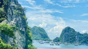 广宁省下龙湾美景。（图片来源：越通社）