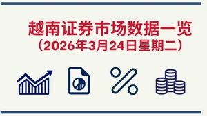 3月24日越南证券市场数据一览 【图表新闻】